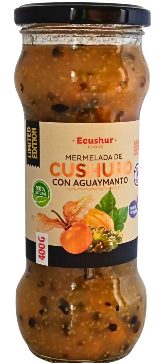 MERMELADA DE CUSHURO CON AGUAYMANTO