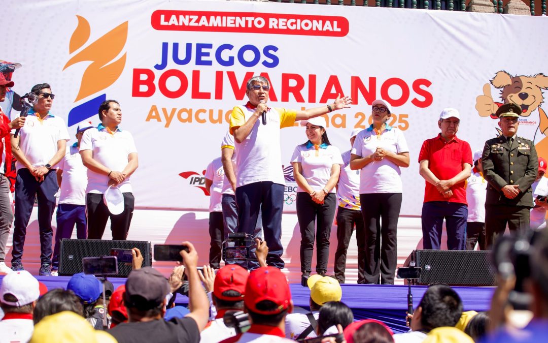 Se realiza lanzamiento regional de los Juegos Bolivarianos Ayacucho – Lima 2025