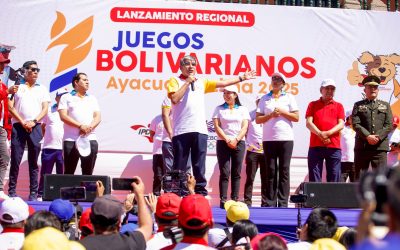 Se realiza lanzamiento regional de los Juegos Bolivarianos Ayacucho – Lima 2025