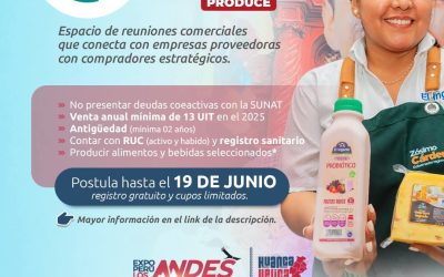 Convocatoria: Súmate a las Ruedas de Negocios Nacionales en la Expo Perú Los Andes Huancavelica 2026