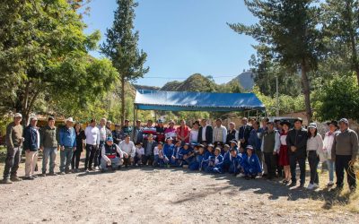 DIREPRO REALIZÓ REPOBLAMIENTO CON 15 MIL ALEVINOS DE TRUCHA EN EL RÍO MACRO DE CANGALLO PARA FORTALECER LA SEGURIDAD ALIMENTARIA